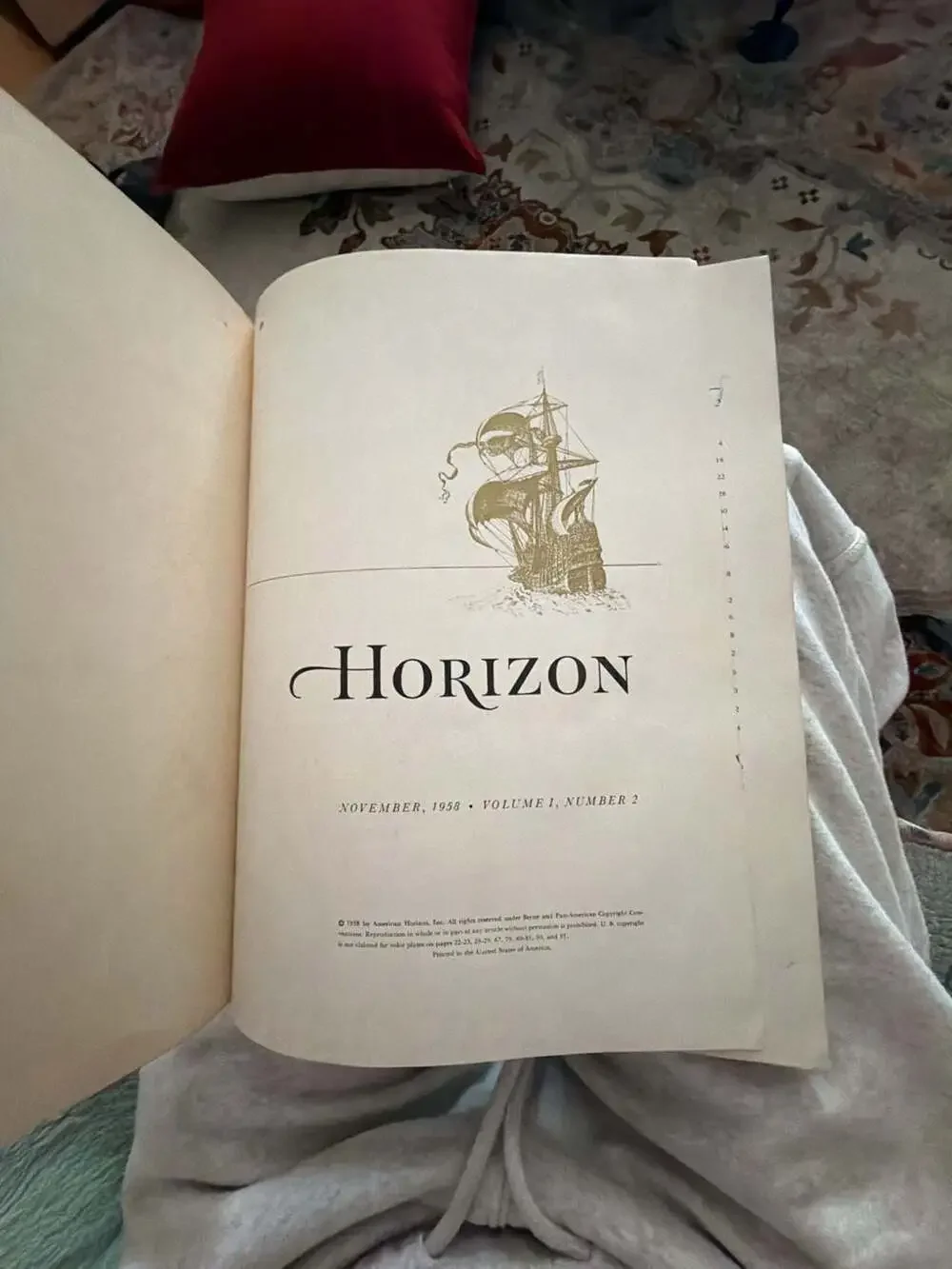 VTG Horizon Magazine of Art September 1958 Vol 1 #2 Lord of Gruthuyse